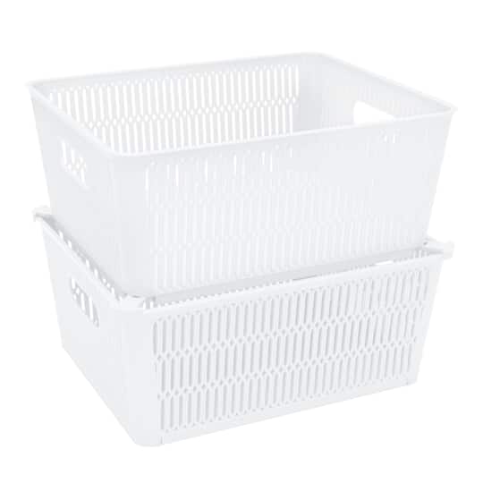 Simplify Slide Stack It Storage Tote Baskets